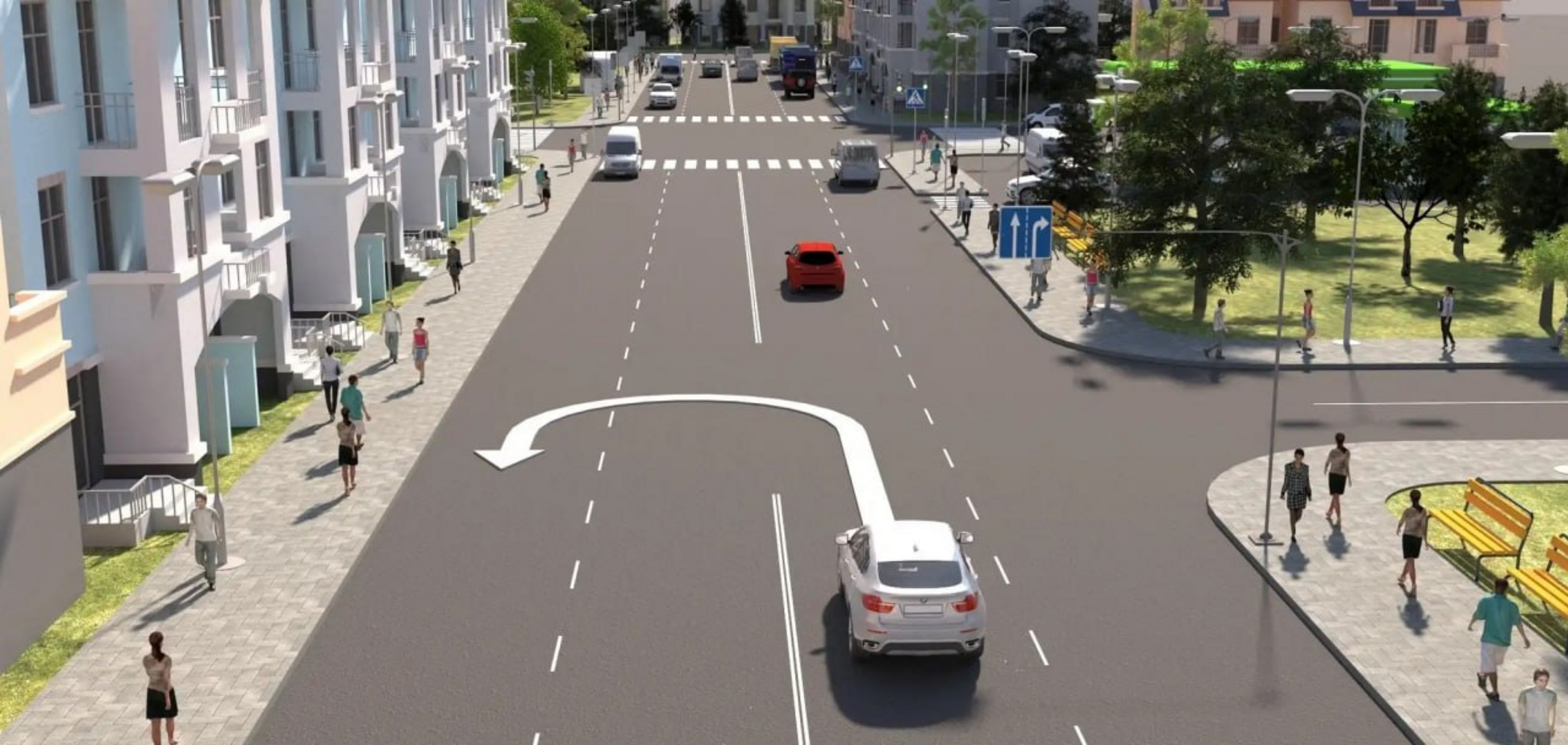 Разрешено ли водителю совершить разворот: задача по ПДД