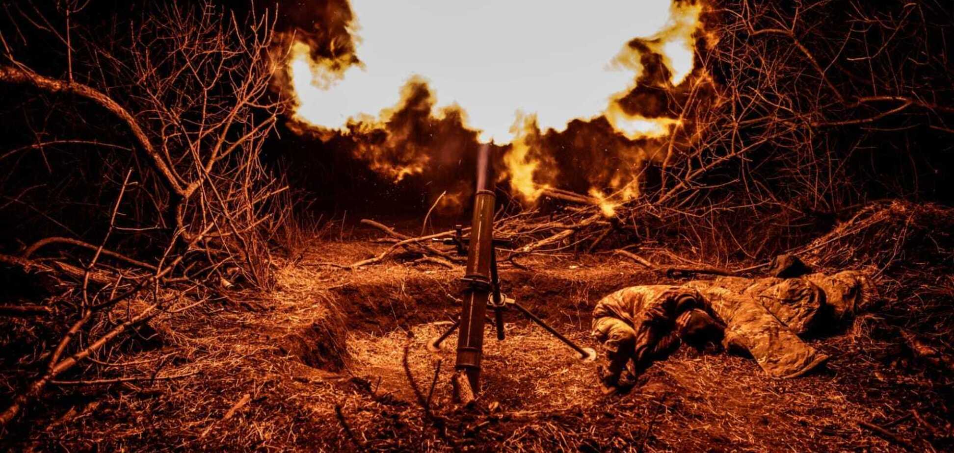 Мінометна стрільба по ворогу