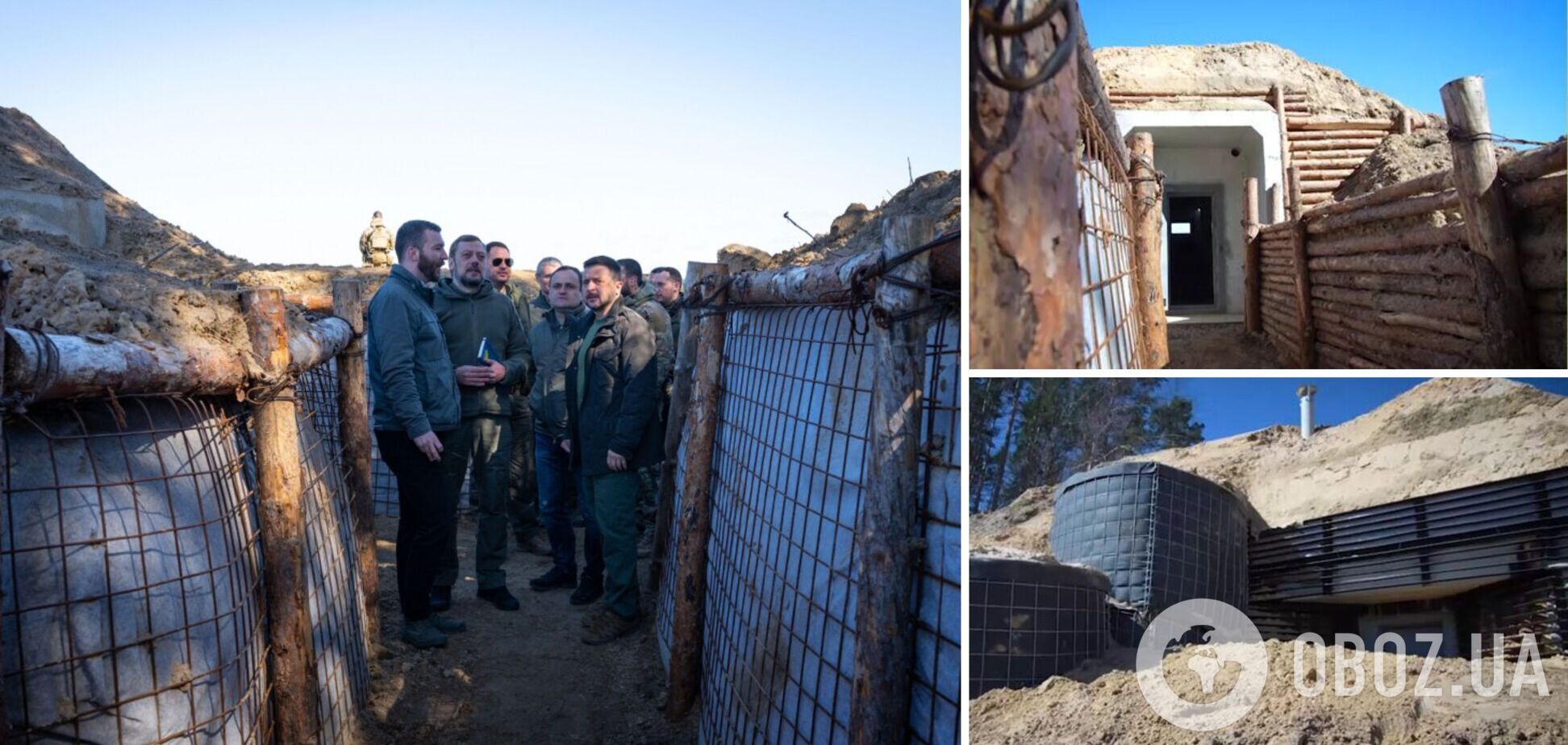 'Головне – надійність': Зеленський оглянув будівництво фортифікацій на Чернігівщині. Фото і відео