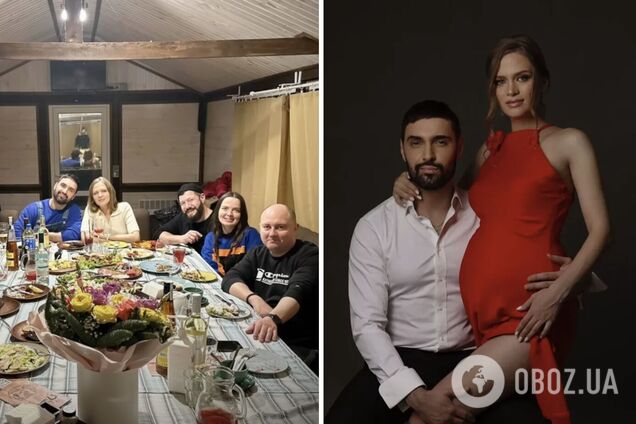 Козловский впервые показал фото со свадьбы, 'беременной' фотосессии с женой и выписку из роддома после рождения сына