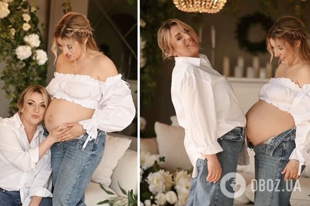 'Мама' Вєрки Сердючки замилувала мережу кадрами зі справжньою донькою, яка чекає на первістка