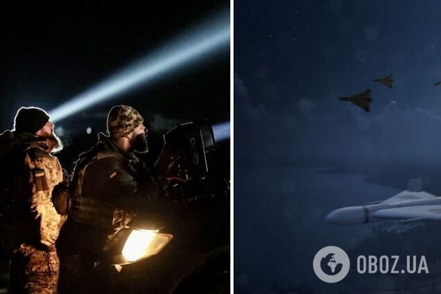 Силы ПВО ночью сбили ракету и 17 из 24 дронов, которыми РФ атаковала Украину