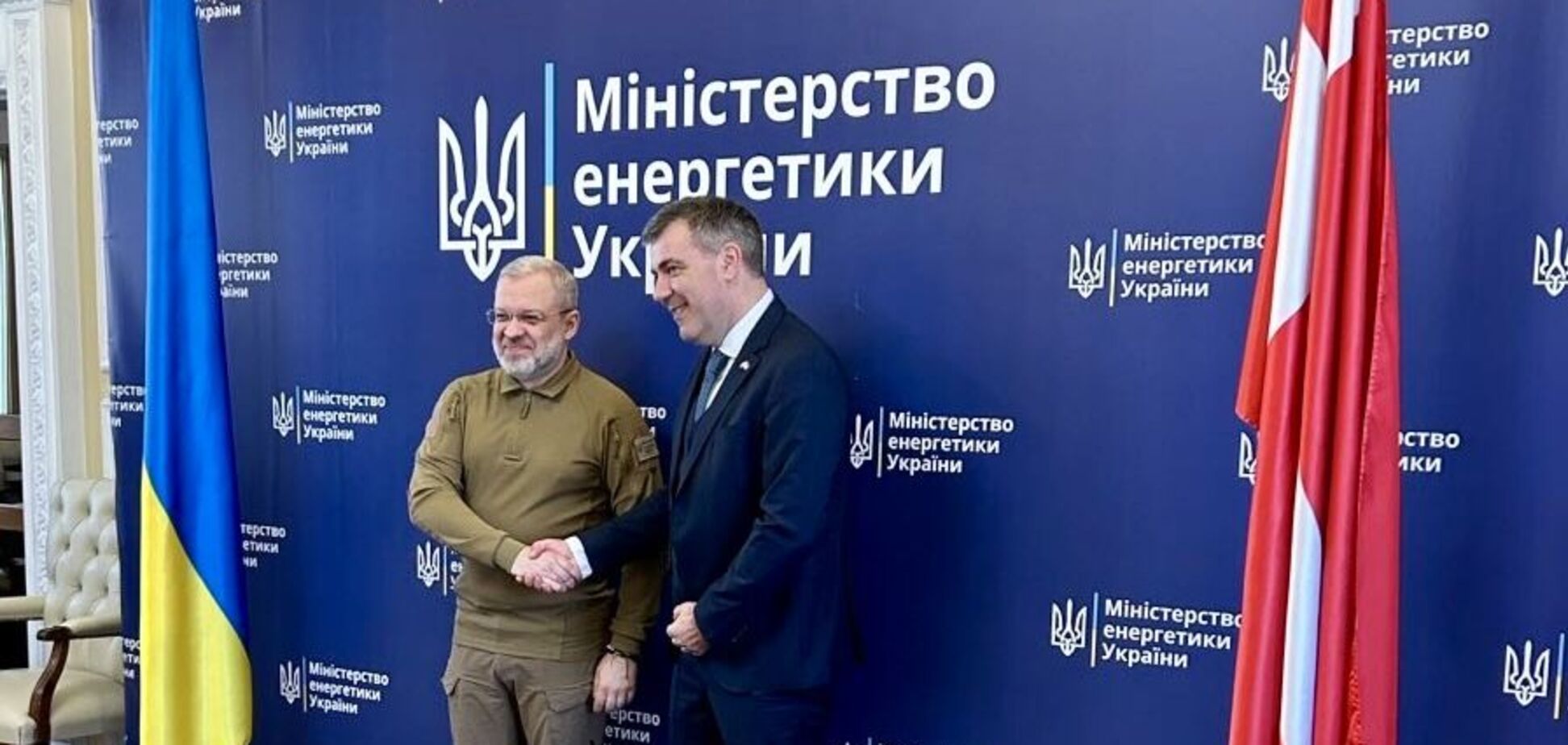 Министры энергетики Украины и Дании встретились в Киеве
