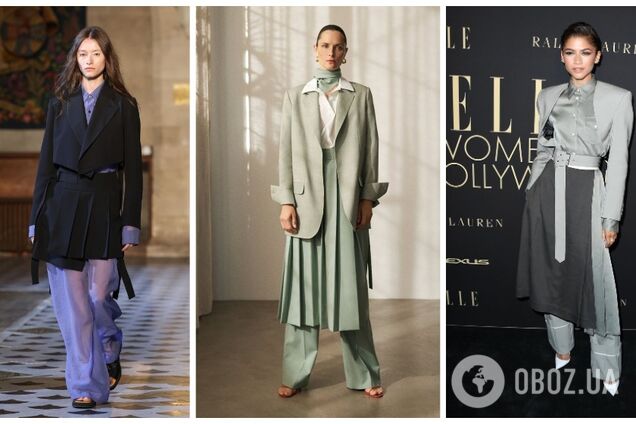 Несподіване комбо сезону. Як носити штани й спідницю, щоб не мати старомодний вигляд