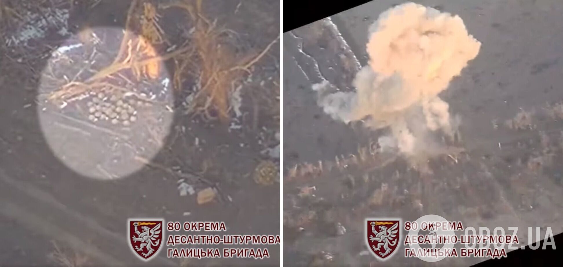 Уничтожение российских мин