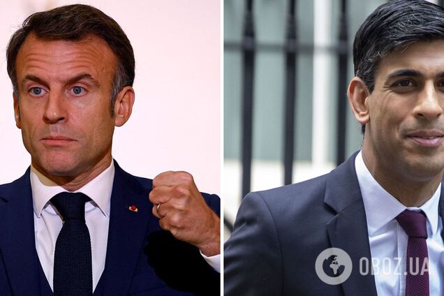 Буде більше боєприпасів: Макрон та Сунак домовились посилити підтримку України