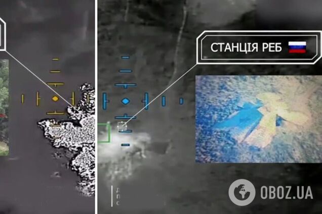 Работают украинские пограничники: группа ударных БПЛА уничтожила объекты оккупантов на левобережье Херсонщины. Видео