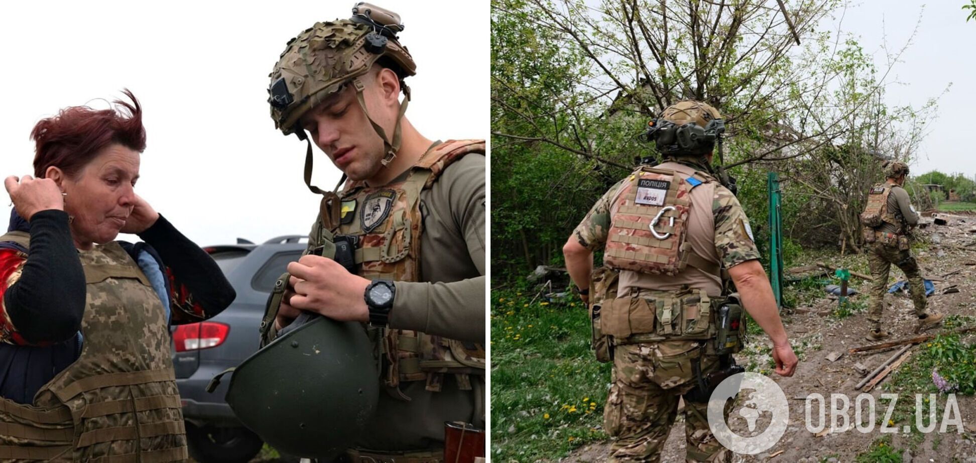 Старшему – 86: полицейским удалось эвакуировать людей из Новоалександровки в Донецкой области, несмотря на вражеский обстрел. Фото