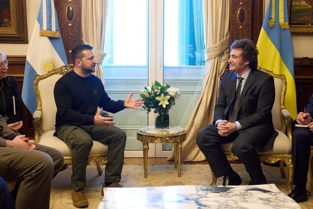 Зеленський особисто запросив президента Аргентини на саміт миру у Швейцарії