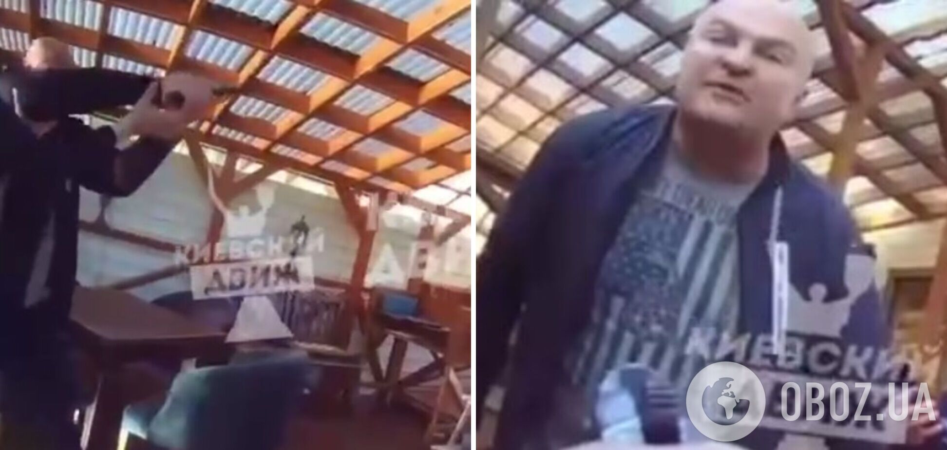 Пьяный криминальный авторитет из Броваров бросался на полицию с оружием: его задержали. Видео 18+