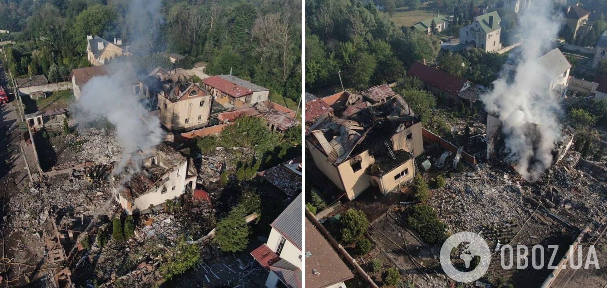 Пошкоджені десятки будинків: з’явилися фото та відео з коптера наслідків нічного обстрілу Харкова