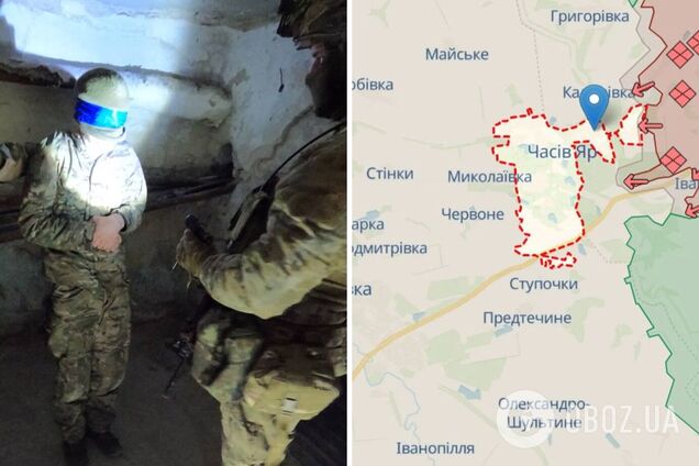 Украинские разведчики взяли в плен российского захватчика возле Часового Яра: фото