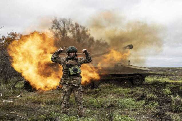 На Харківщині гвардійці знищили БМП з ворожим десантом і майже взвод особового складу армії РФ. Фото