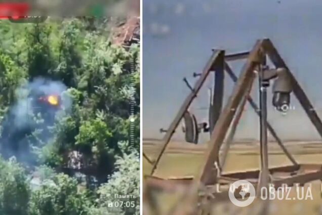 В Силах обороны показали, как дроны устраивают оккупантам 'огненное шоу' на Запорожском направлении. Видео