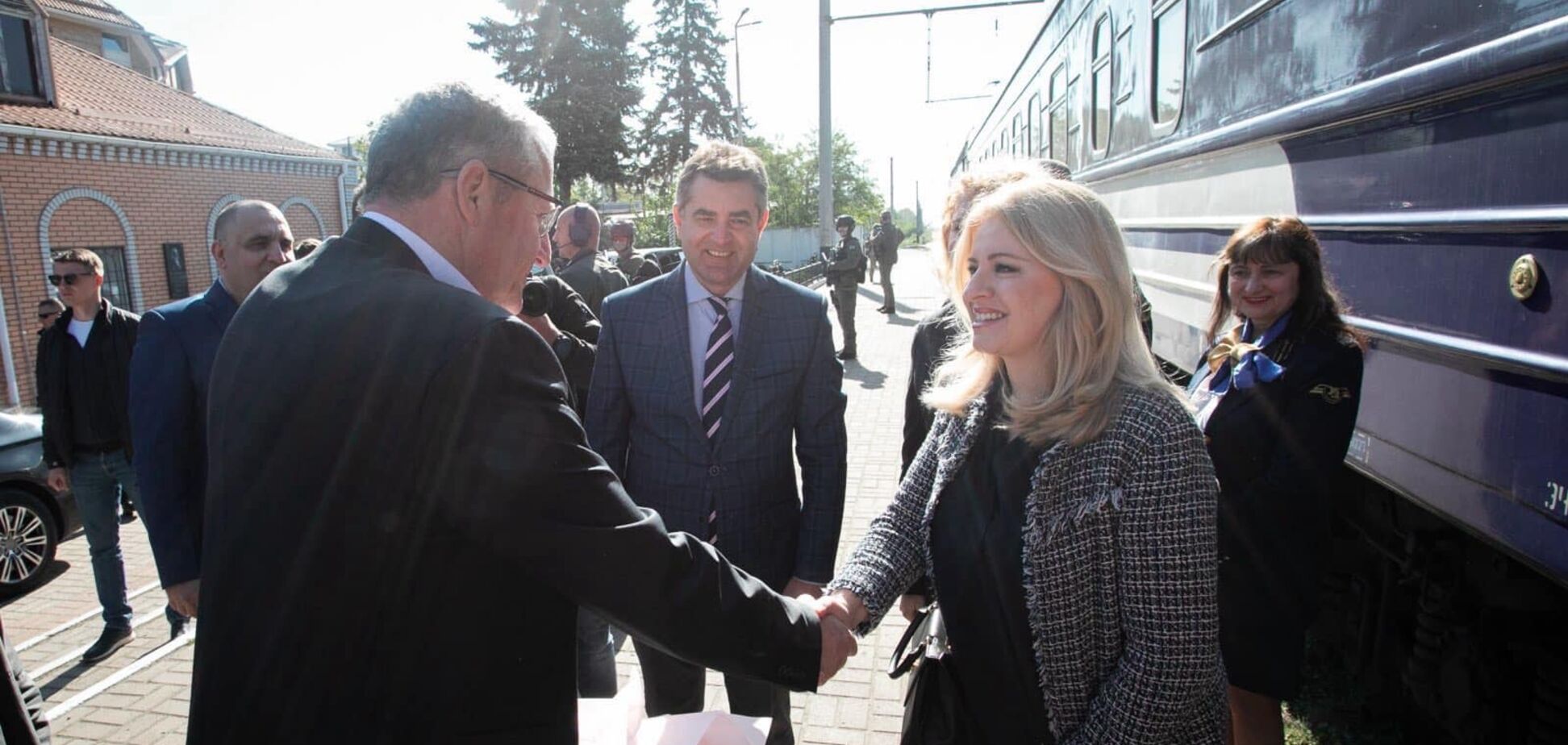 В Киев с визитом прибыла президент Словакии