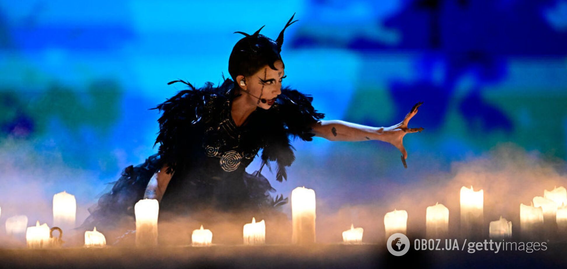 Фанати Євробачення 2024 помітили на обличчі Bambie Thug таємне повідомлення з двох слів. Фото