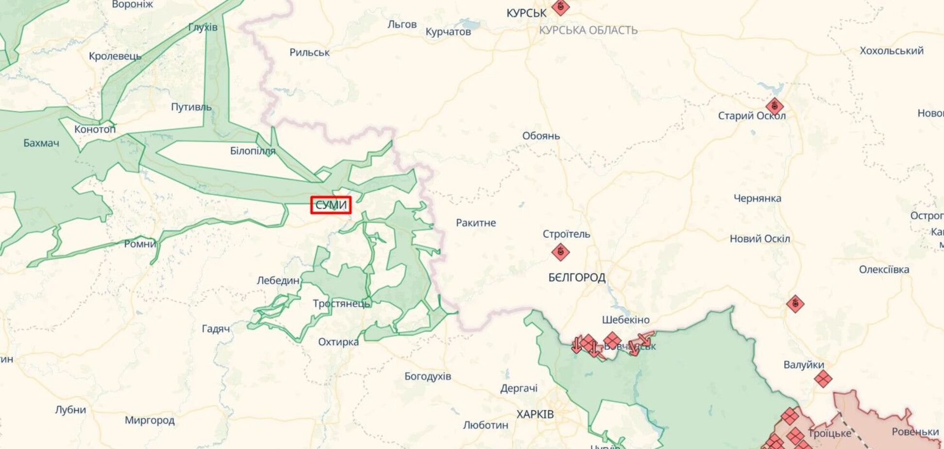 Росіяни вдарили ракетами по околицях Сум: усі подробиці