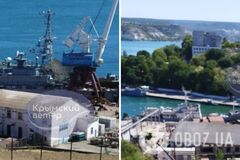 'Іван Хурс' і два ВДК: у мережі показали пошкоджені кораблі РФ у бухті Севастополя. Фото