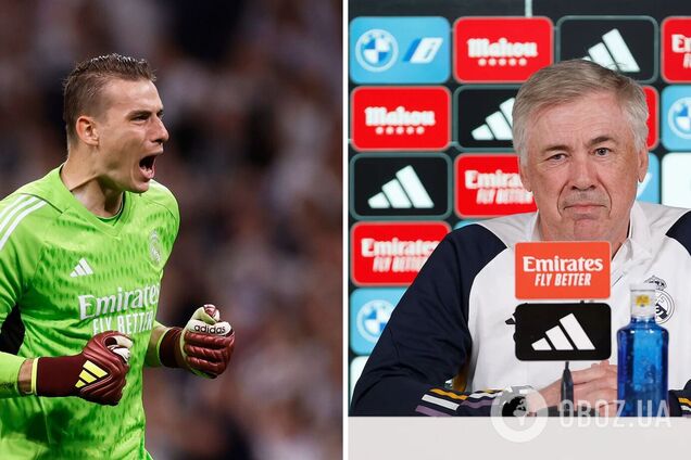 Тренер 'Реала' огласил вердикт по вратарю сборной Украины перед финалом Лиги чемпионов