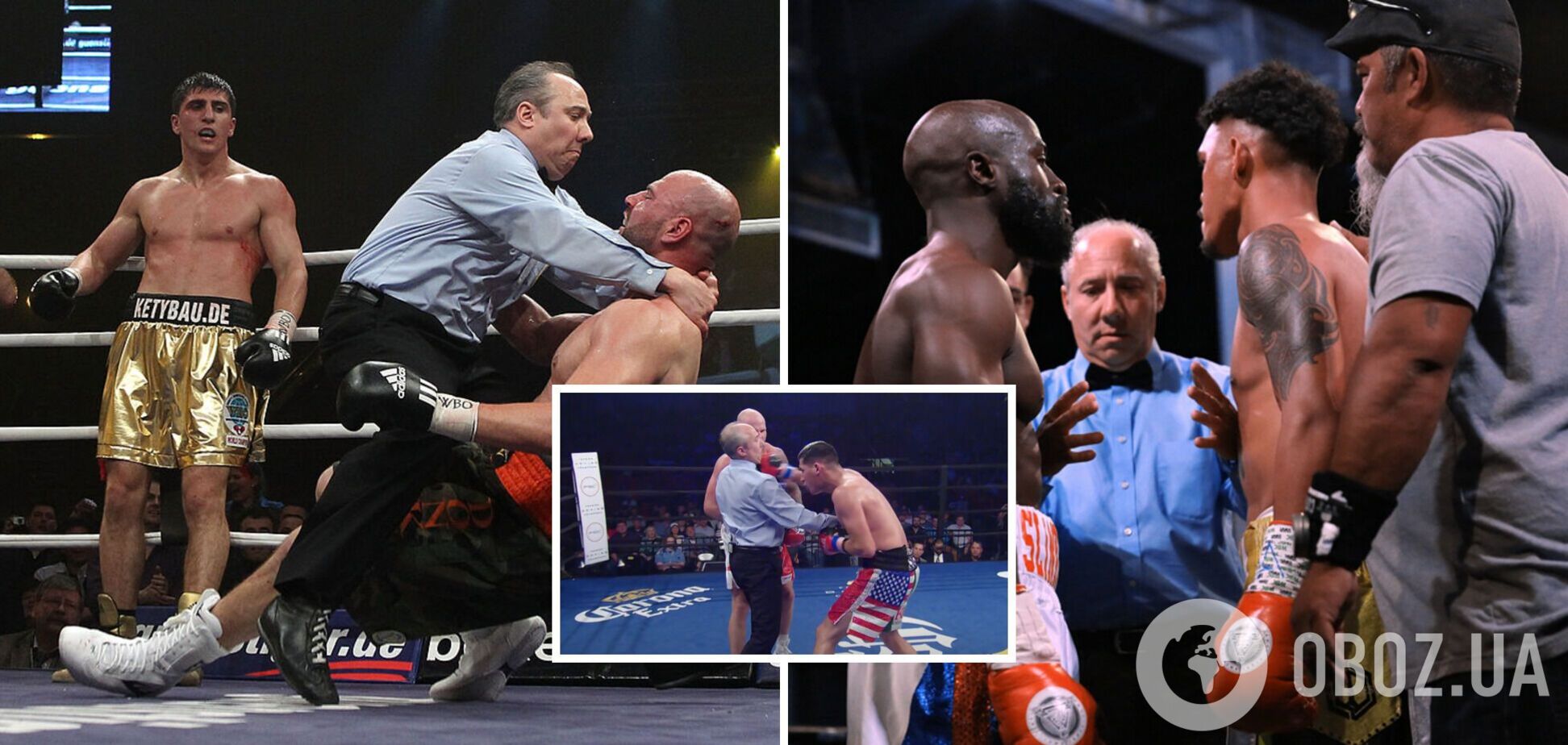 'Стальной подбородок': назван рефери боя Усик – Фьюри. Он пропускал удар от боксера и падал на ринг