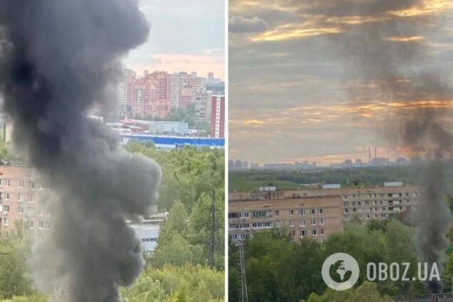 В Подмосковье горела электроподстанция воинской части ФСБ и завода по производству военного оборудования. Фото и видео