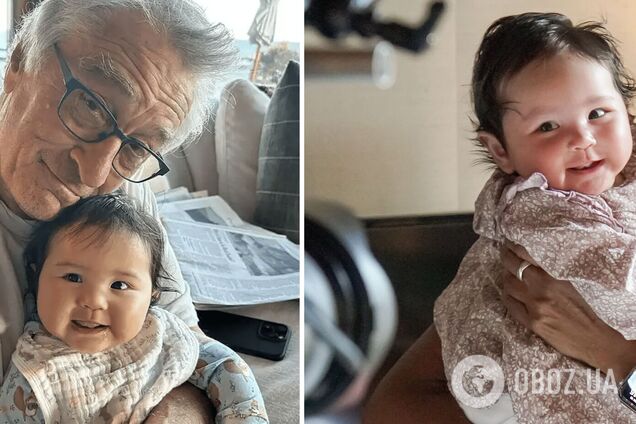'Вона – чарівна дитина'. 80-річний Роберт Де Ніро розповів про виховання 13-місячної доньки