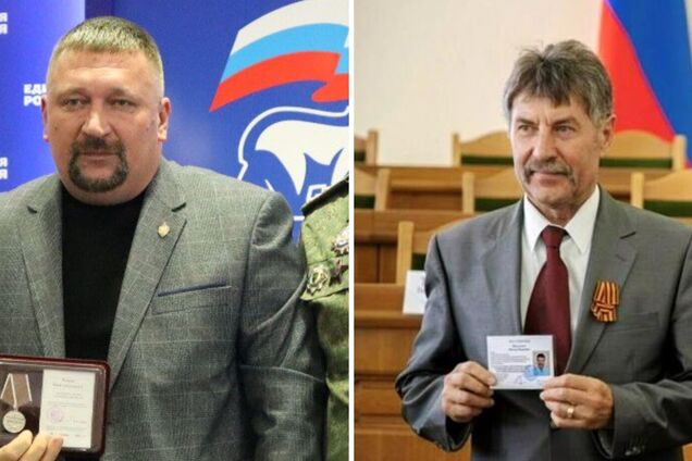 СБУ сообщила о подозрении депутатам так называемой 'ЛНР' Юрию Резанову (слева на коллаже) и Виктору Щекатунову (справа на коллаже)