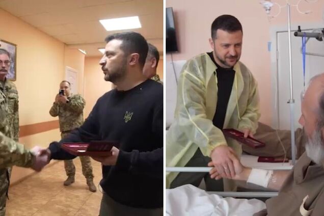 Зеленський у Харкові відвідав поранених захисників і вручив державні нагороди. Відео