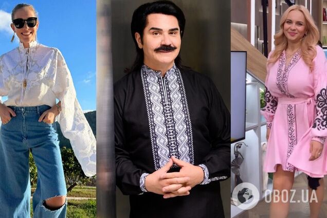 Осадча в сорочці за 38 тисяч, а Ребрик в образі Барбі: зірки показали свої вишиванки. Фото