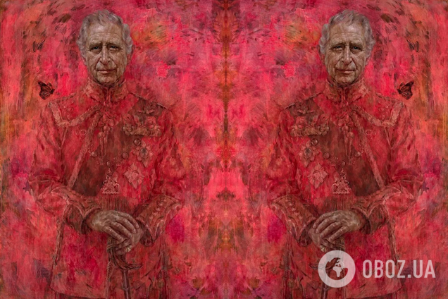 Роги та обличчя диявола: у мережі знайшли дивні символи на портреті короля Чарльза