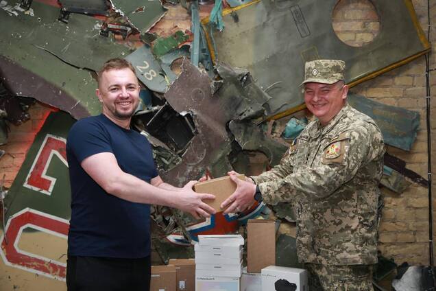 БФ 'Батальон Волонтер' передал помощь курсантам Национального университета обороны Украины