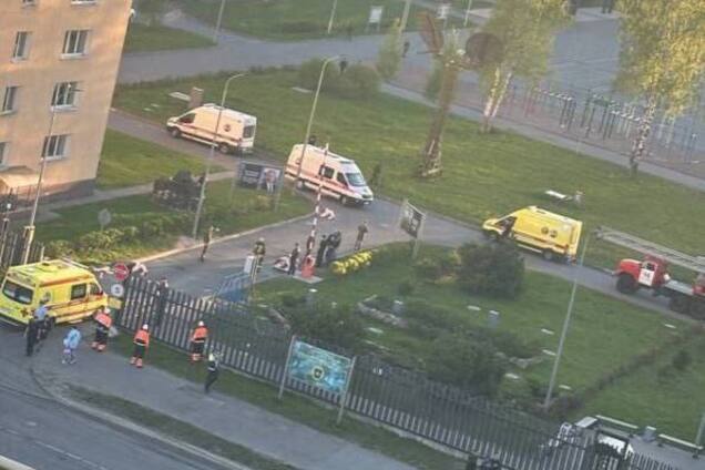 У Санкт-Петербурзі безпілотник атакував військову академію. Відео
