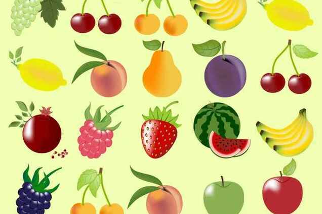 Лише найуважніші знайдуть зайвий фрукт за 7 секунд: яскрава літня головоломка