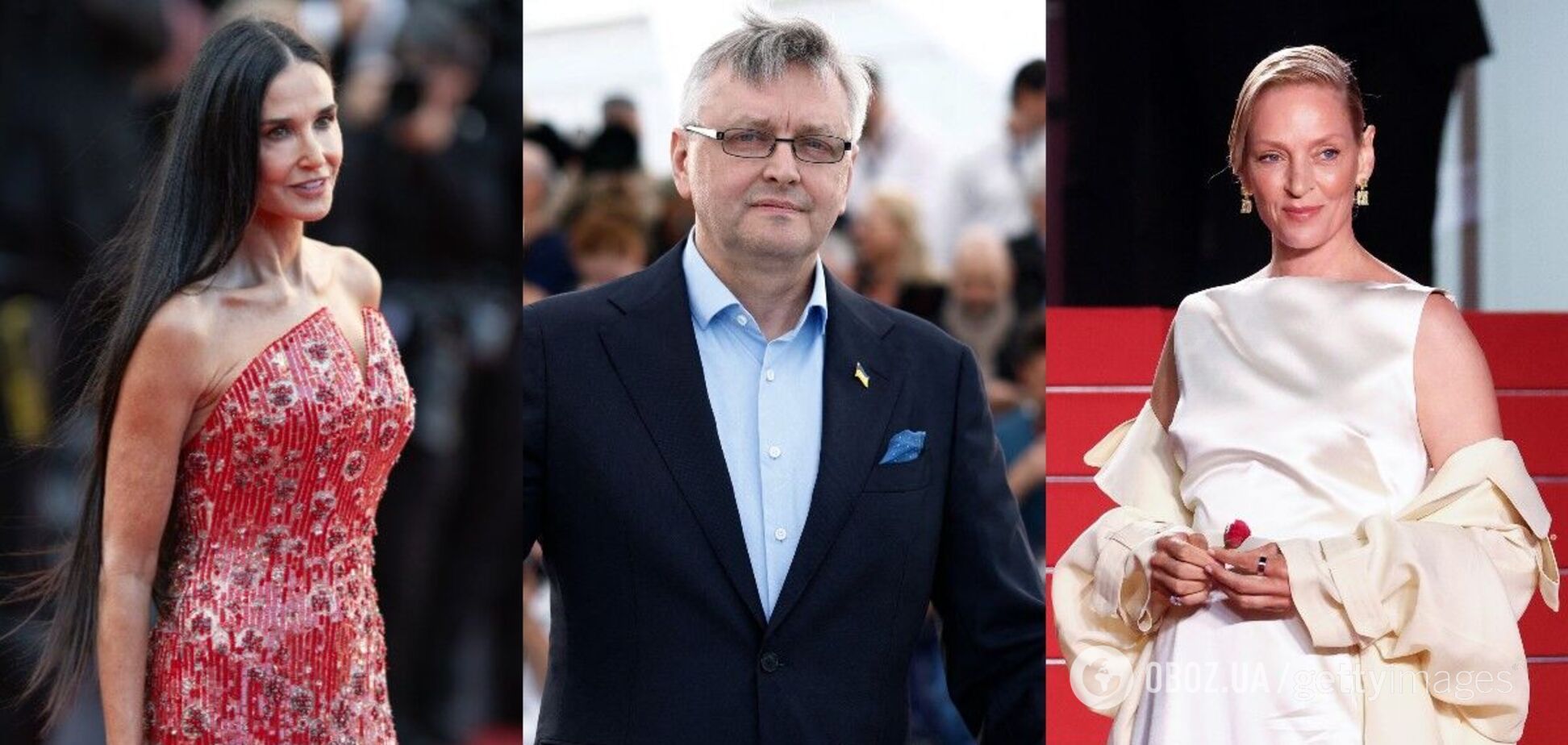 Ума Турман и Селена Гомес в белом, а Лозница с флагом Украины: чем украинские и мировые звезды удивляли на красной дорожке в Каннах