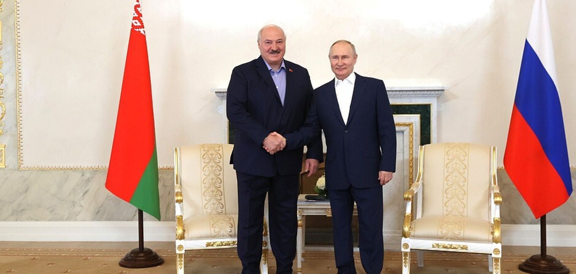 Путін і Лукашенко в Кремлі