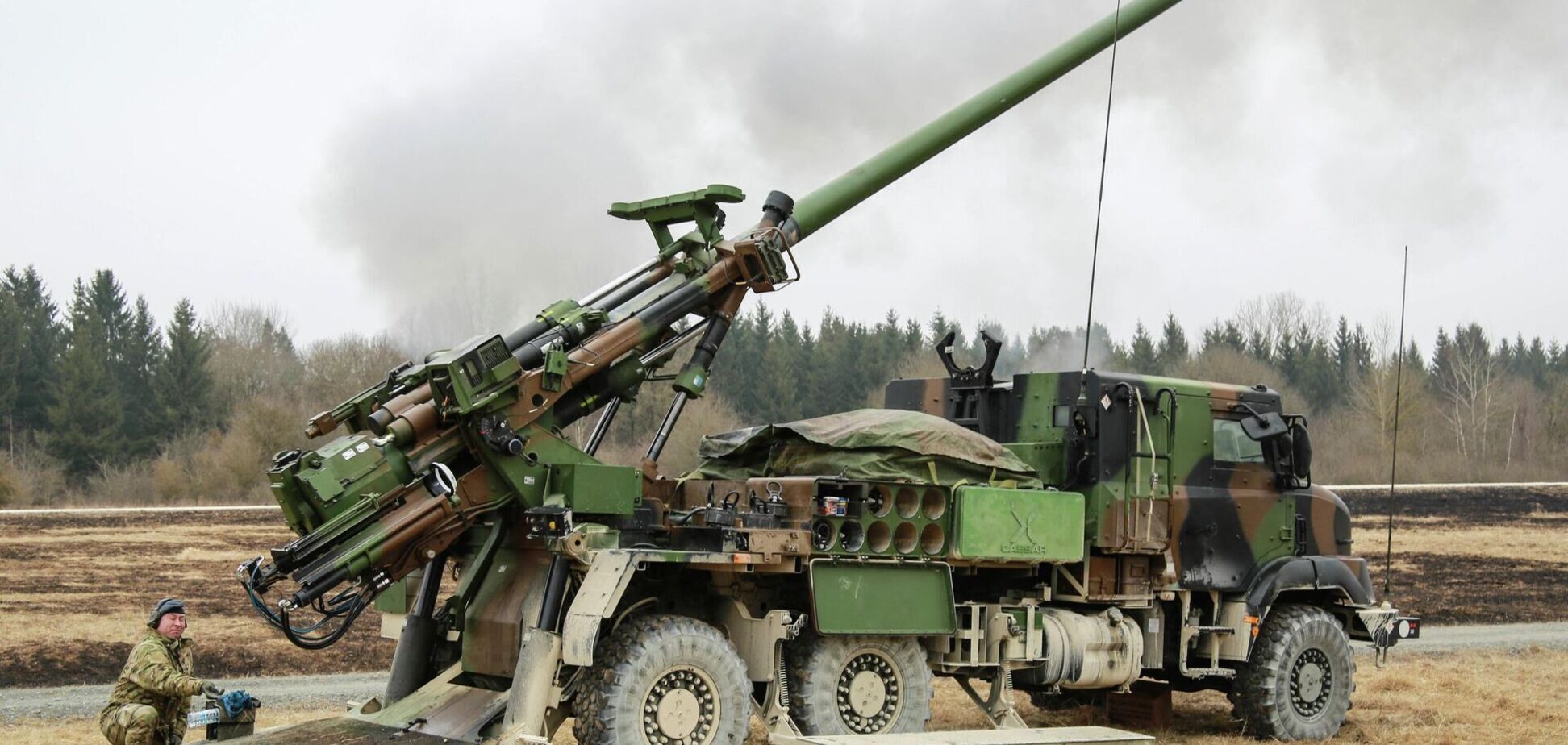 САУ CAESAR на шасси Renault Sherpa 5 6×6