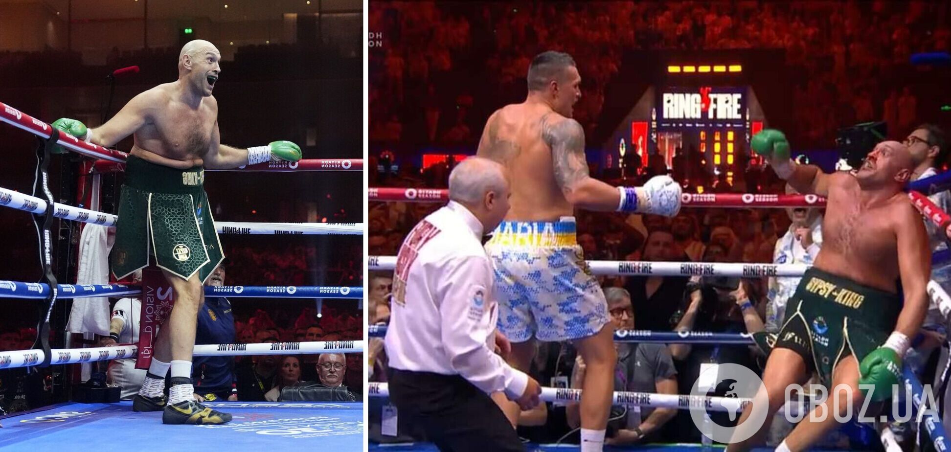 Фьюри был наказан за понты в ринге. Появились фото, что сделал Усик в ринге