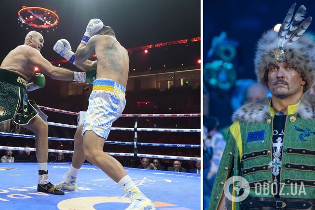 'Многих вещей не видел по телевизору': Усик рассказал, что произошло в первом бою с Фьюри