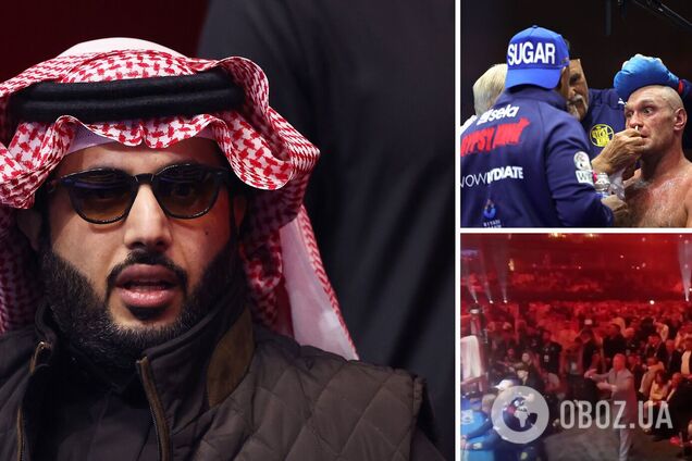 На камеру потрапив шок Туркі Аль аш-Шейха та промоутера Ф'юрі на нокдаун від Усика. Відео