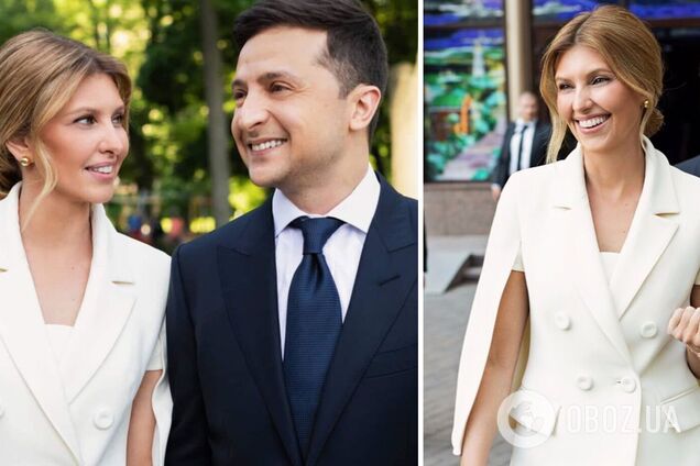 Как выглядела Елена Зеленская на инаугурации мужа в 2019 году: невероятно красивый наряд шили 184 часа. Фото