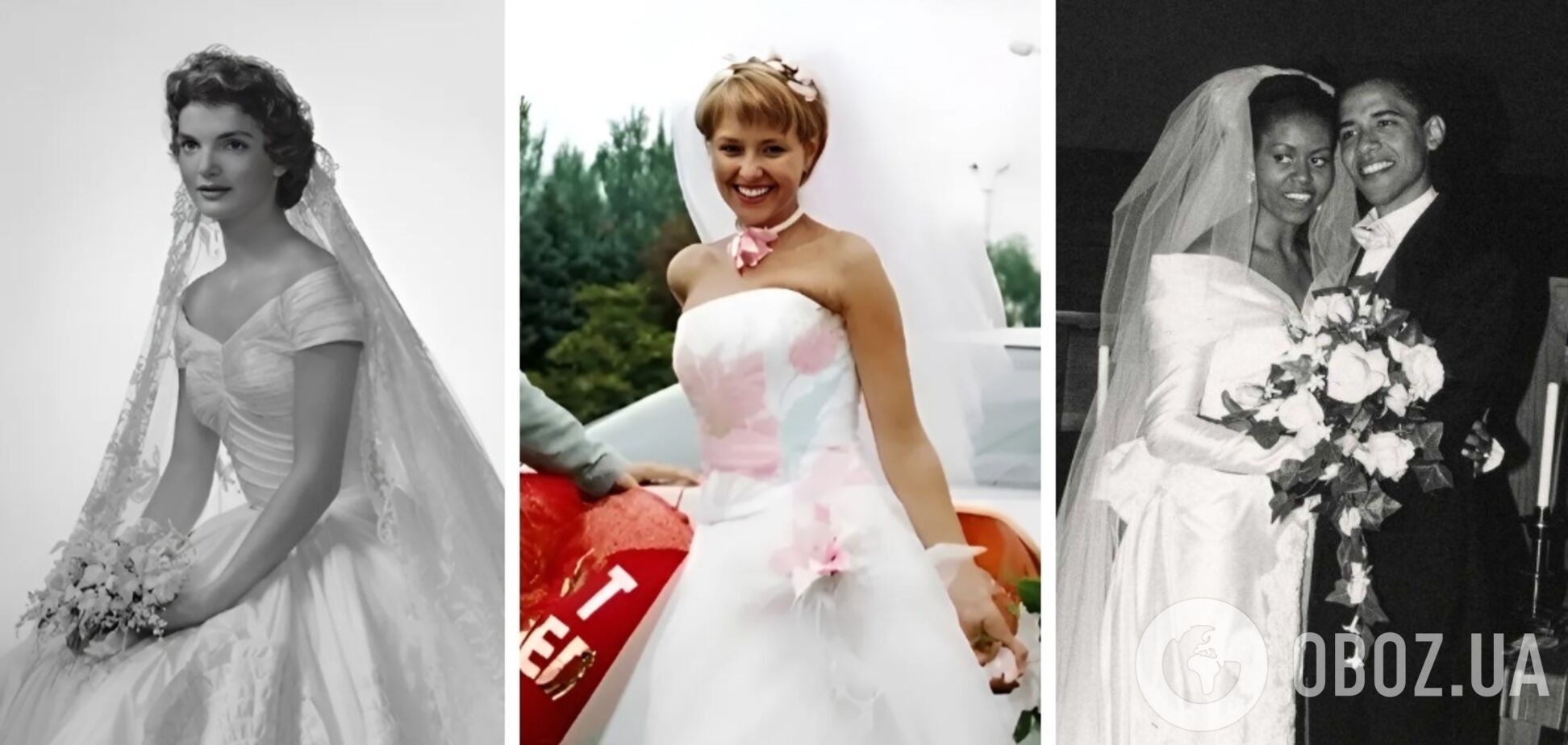 От Жаклин Кеннеди до Елены Зеленской: в чем выходили замуж первые леди. Фото
