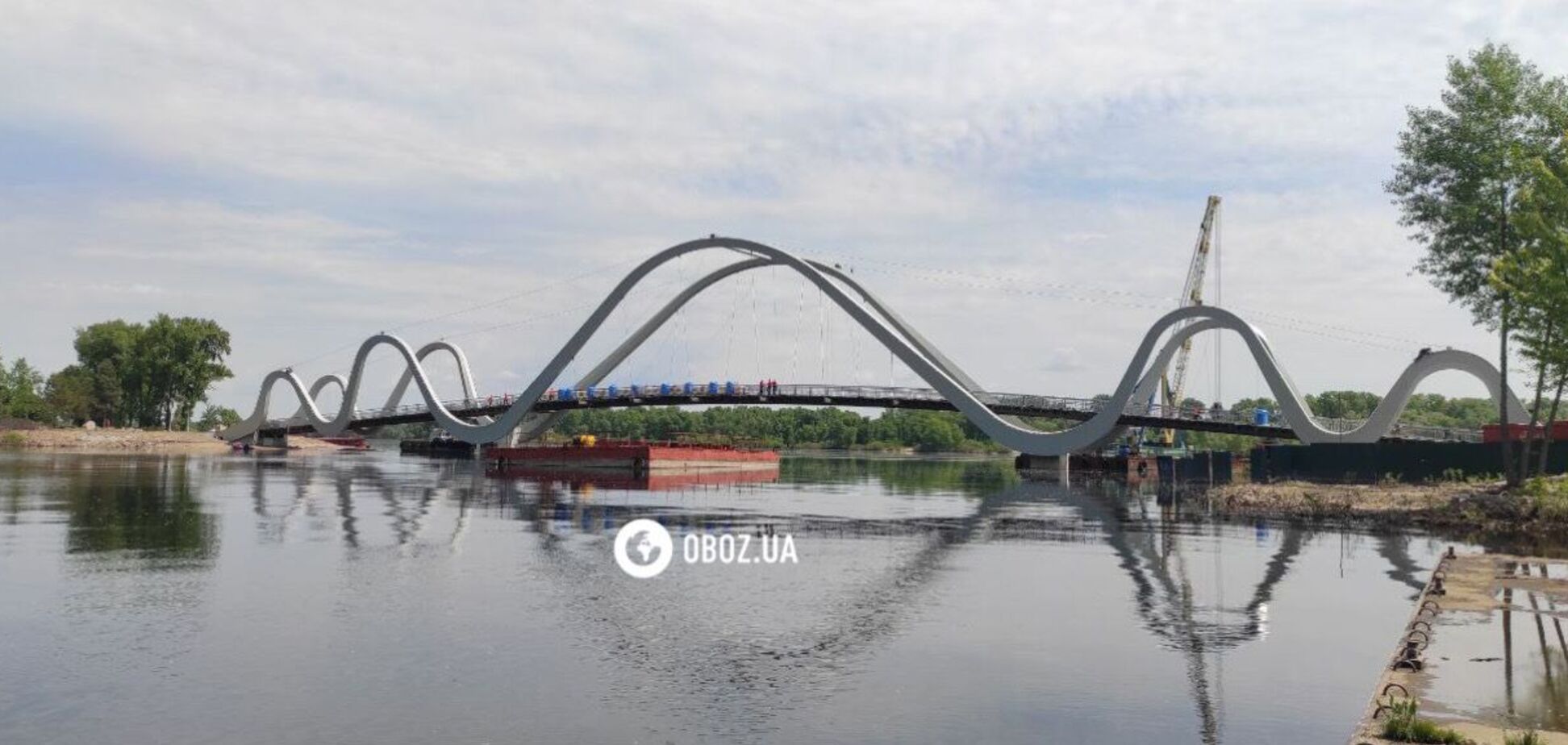 У Києві будують новий міст через Дніпро: ексклюзивні фото і деталі