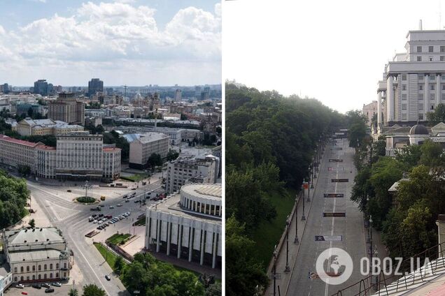 Вулиця Грушевського та Європейська площа у наші дні