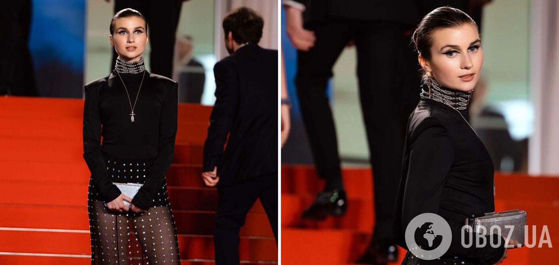 'Це пожежа!' Jerry Heil у прозорій спідниці зі стразами приголомшила ще одним образом на червоній доріжці в Каннах