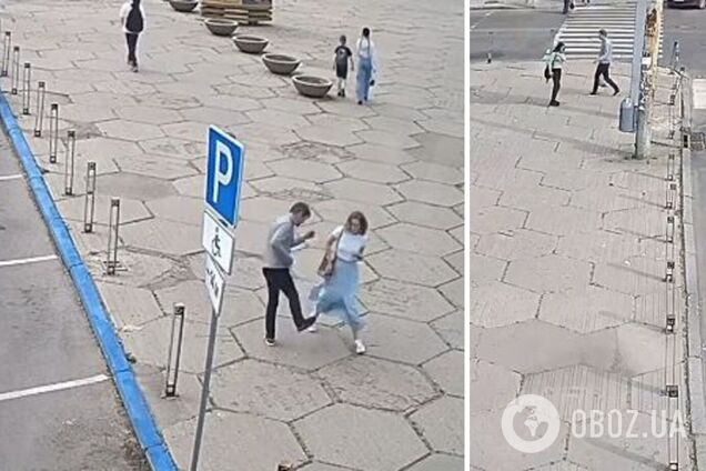 У Дніпрі затримали чоловіка, який жорстоко бив жінок на вулицях посеред дня. Відео