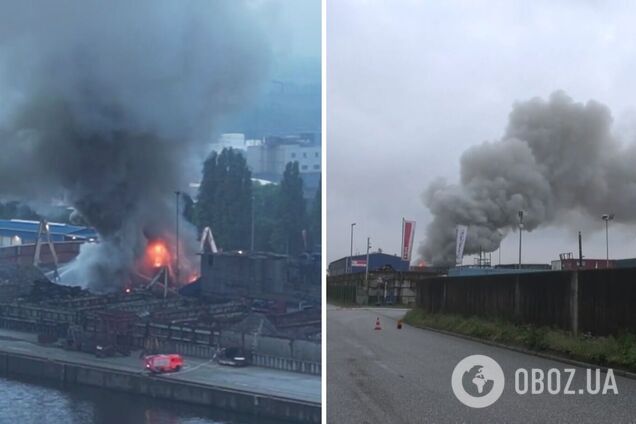 Гамбург накрив дим від серйозної пожежі