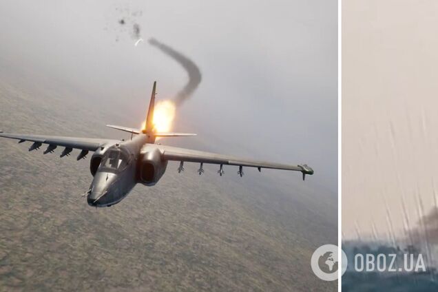 Украинские защитники сбили два вражеских Су-25 за два дня. Видео