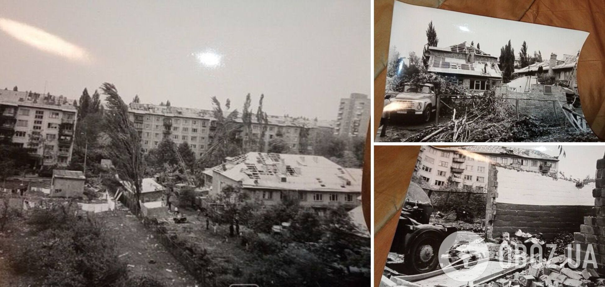 Наслідки буревію на Воскресенці