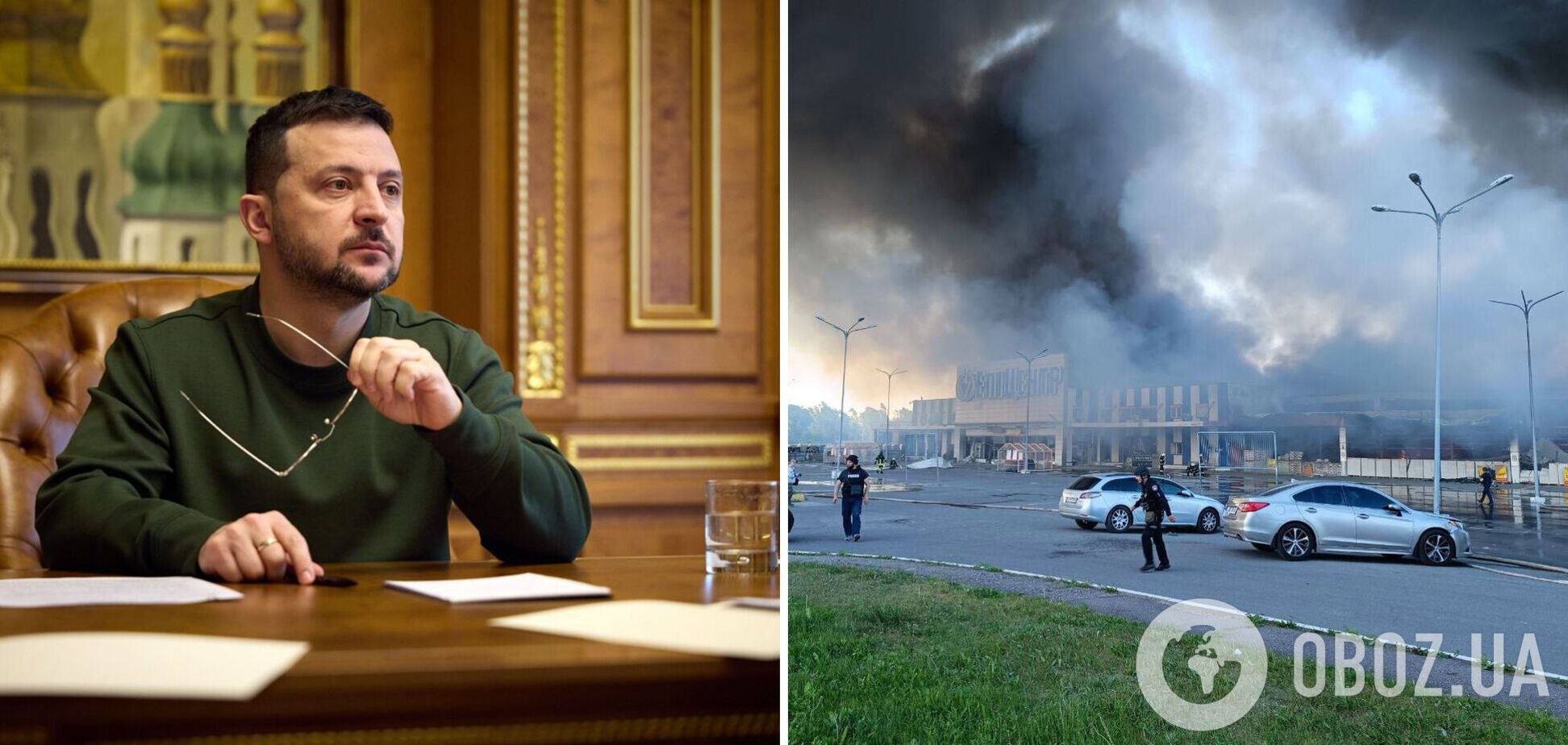 Путін божевільний, а Україні потрібно більше ППО: Зеленський відреагував на російський удар по Харкову. Відео