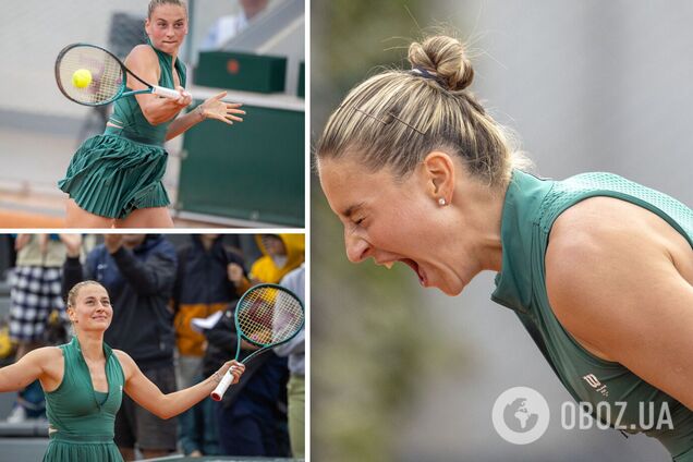 Українська тенісистка влаштувала фантастику на Roland Garros, відігравшись із 0:4 у третьому сеті